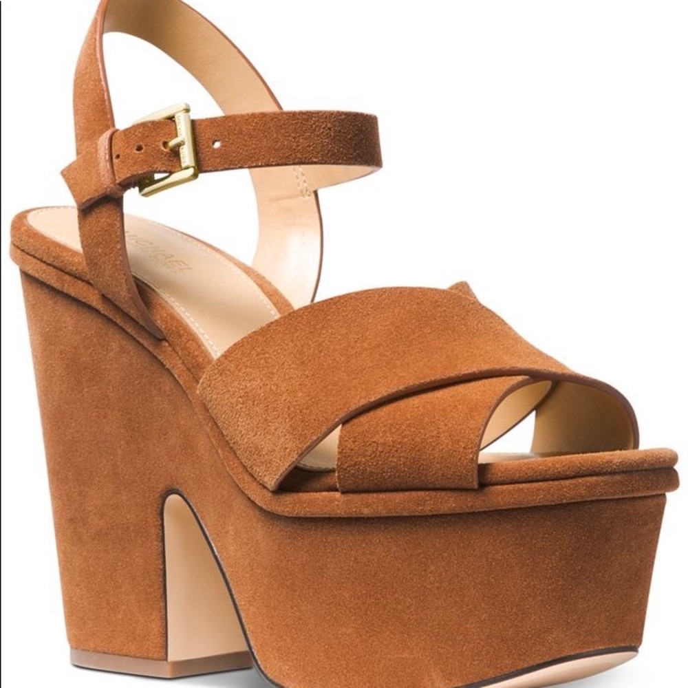 Michael Kors Divia platform sandals.